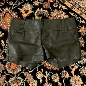 Arden B Vintage Pleather Short Shorts Size 2